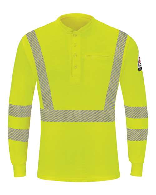 Men's Tall Hi-Visibility Lightweight Long Sleeve Henley