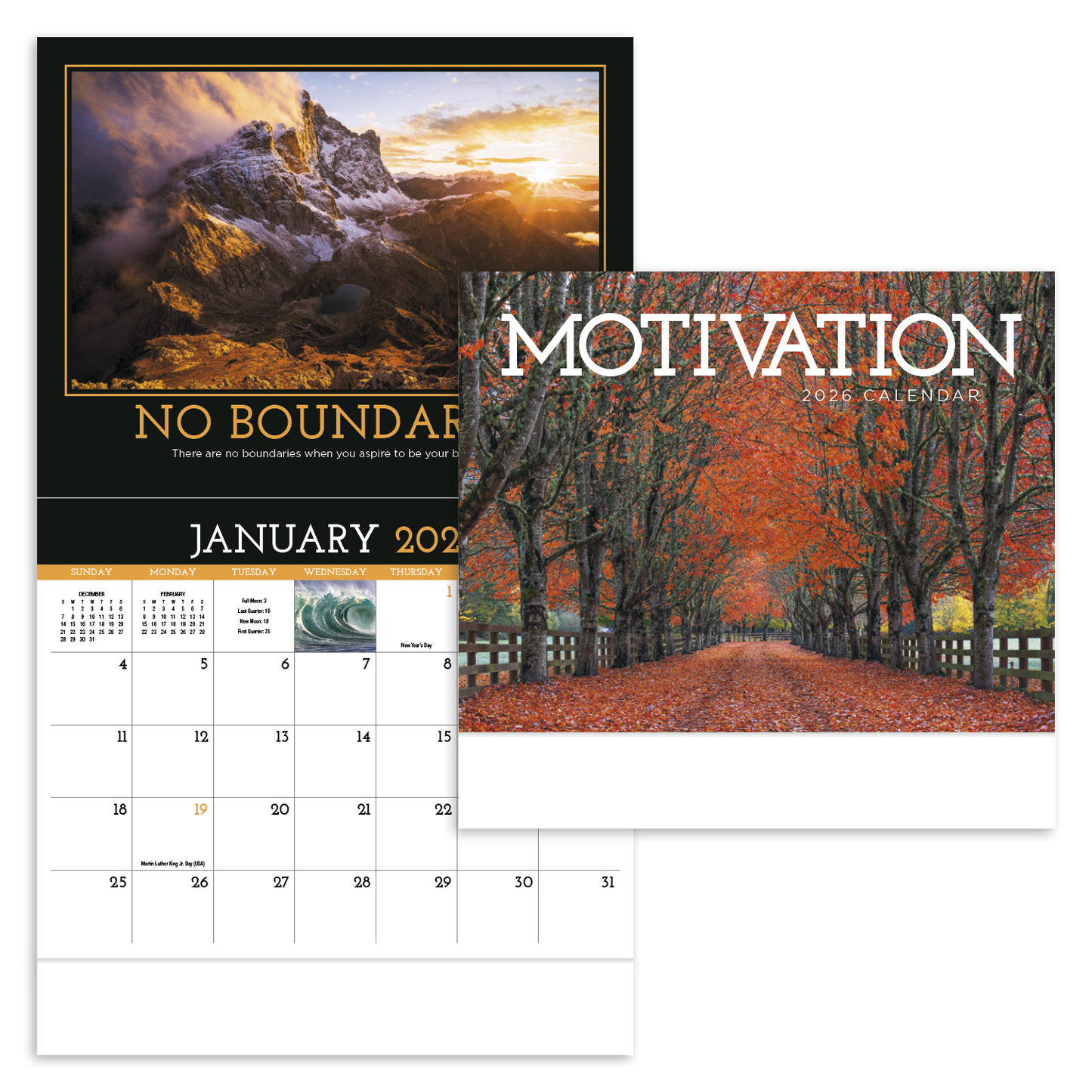 HotLine Products Motivation Appointment Calendar Motivational Quotes Stapled-863