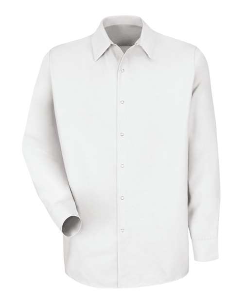Men's Tall Specialized Pocketless Long Sleeve Work Shirt