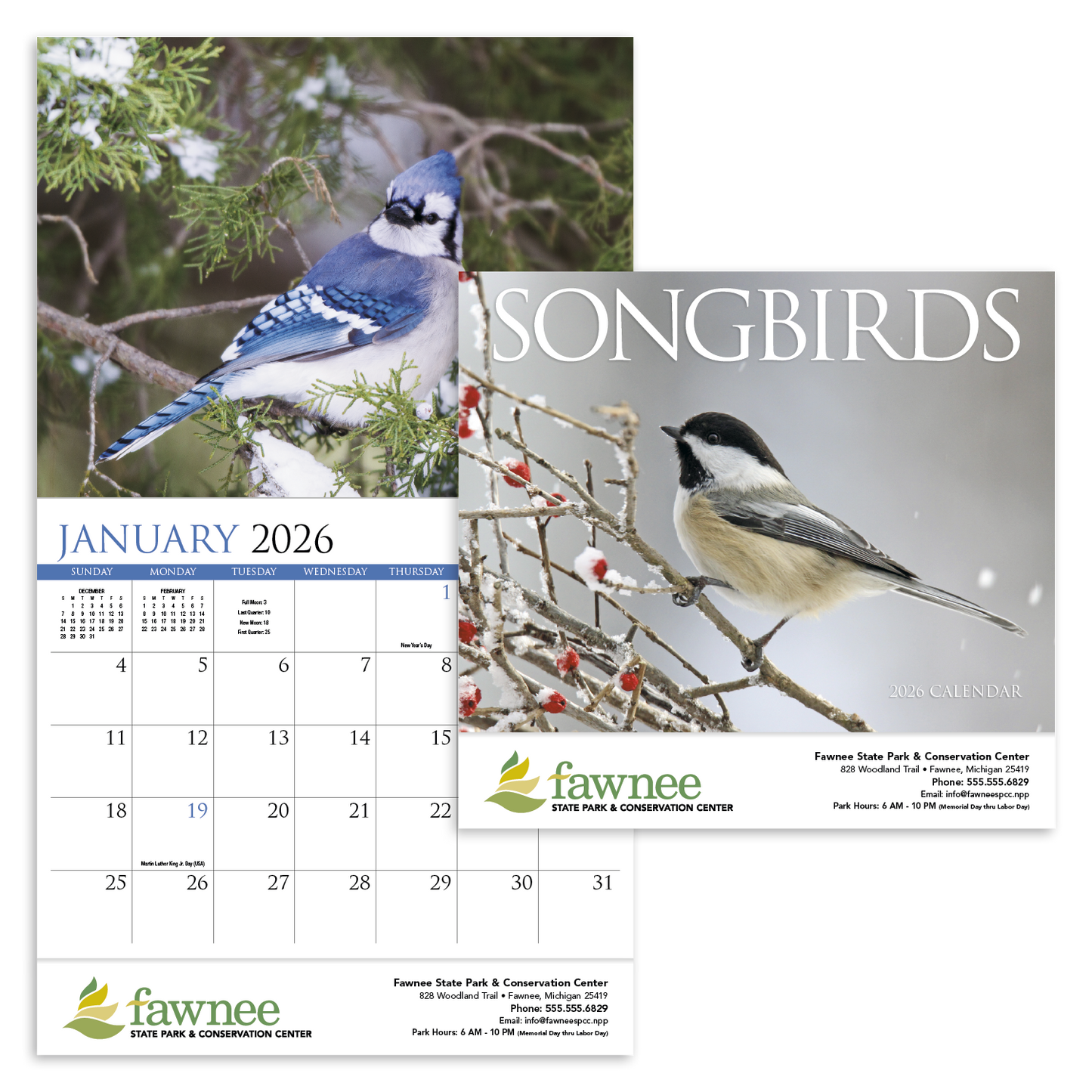 HotLine Products Songbirds Appointment Calendar Stapled-875