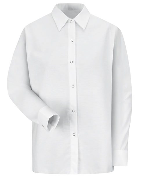 Women's Long Sleeve Specialized Pocketless Poplin Work Shirt