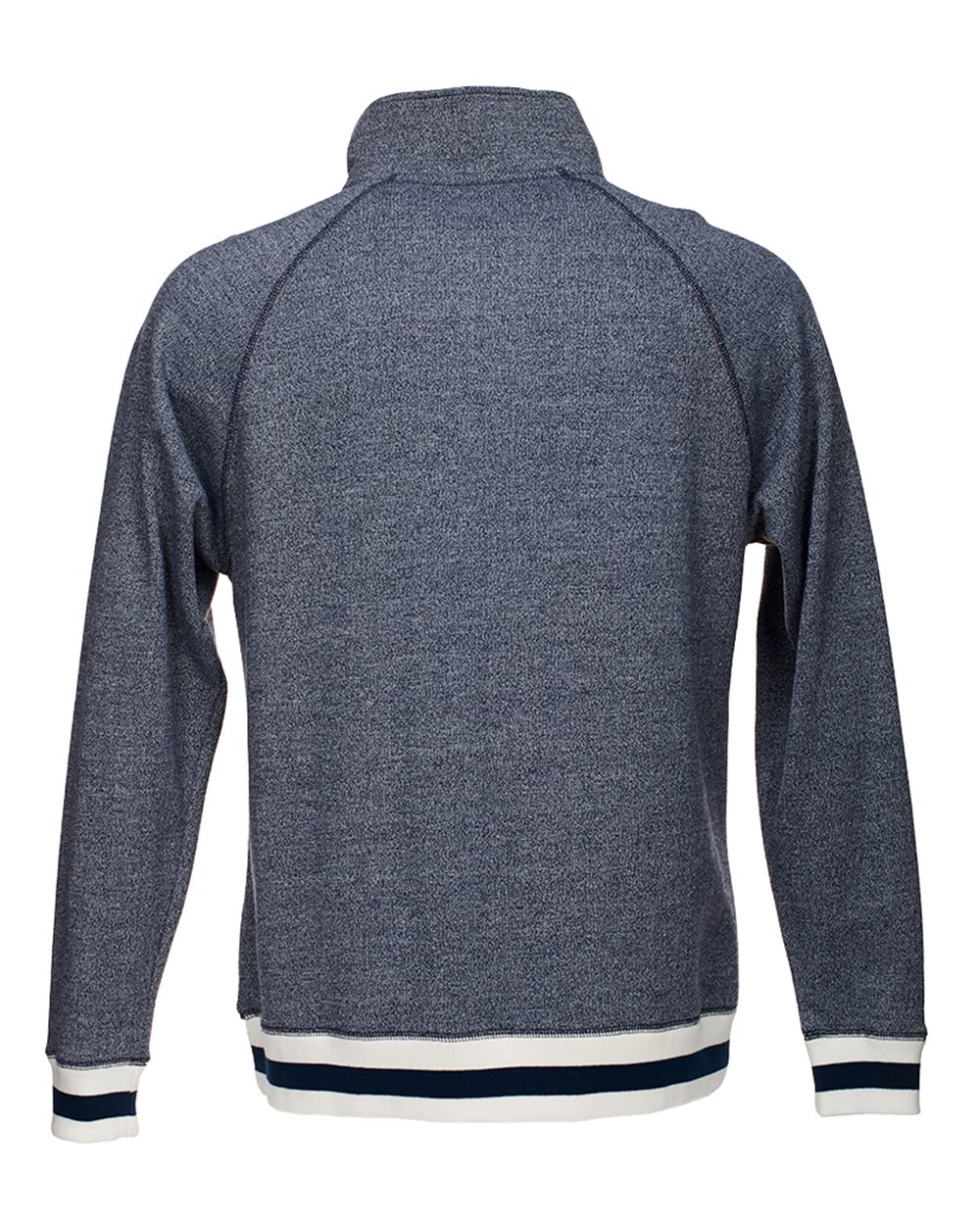 J. America Peppered Fleece Quarter-Zip Sweatshirt - 8703