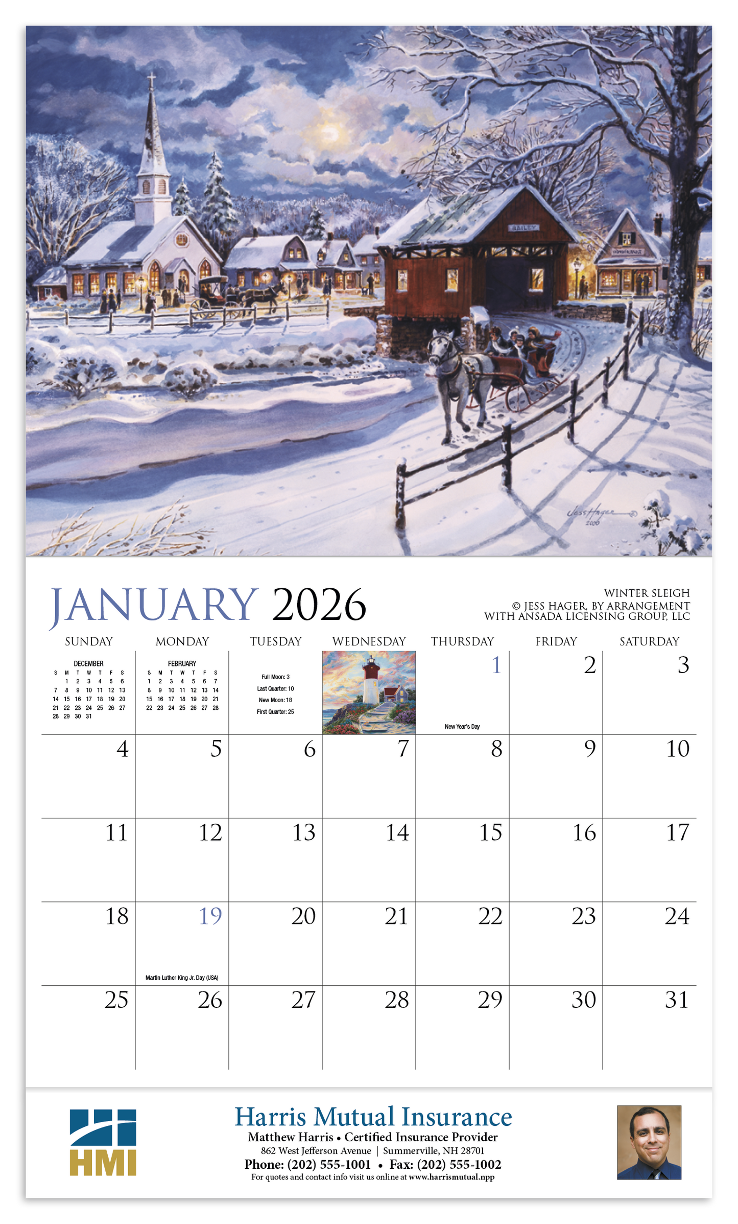 HotLine Products Back Home Appointment Calendar Stapled-891