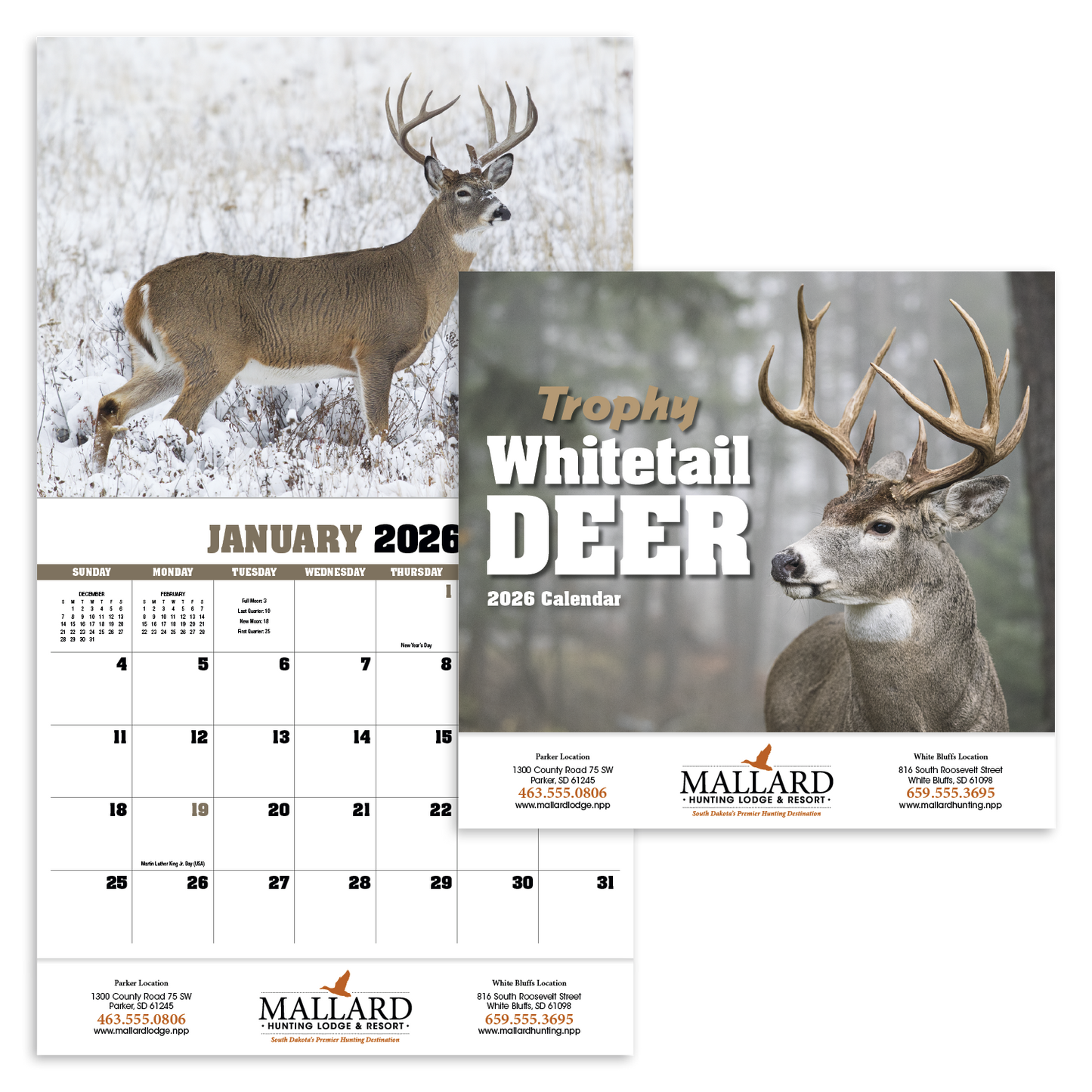 HotLine Products Trophy Whitetail Deer Appointment Calendar Stapled-896