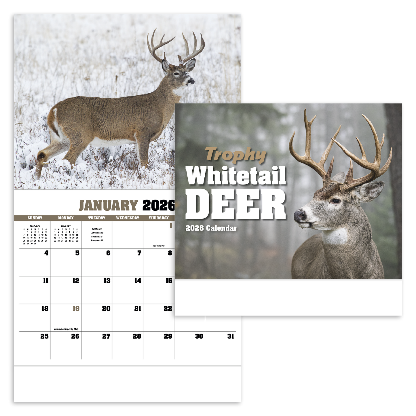 HotLine Products Trophy Whitetail Deer Appointment Calendar Stapled-896