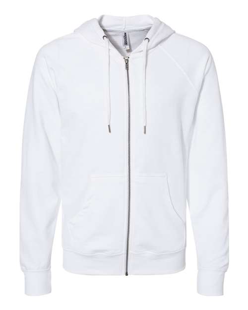 Unisex Icon Lightweight Loopback Terry Full-Zip Hooded Sweatshirt
