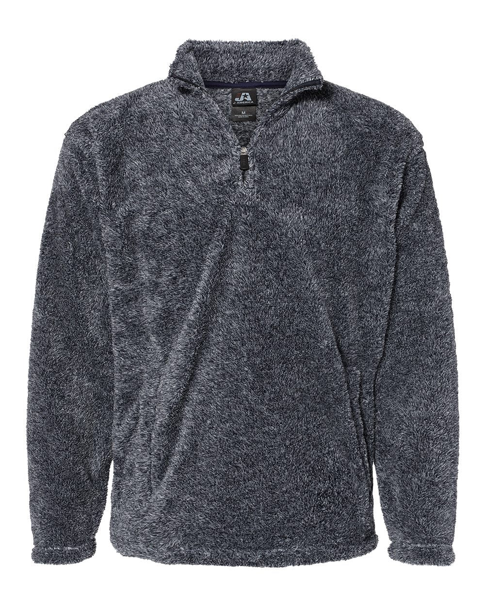 J. America Boundary Shag Frosty Sherpa Quarter-Zip Pullover - 8464