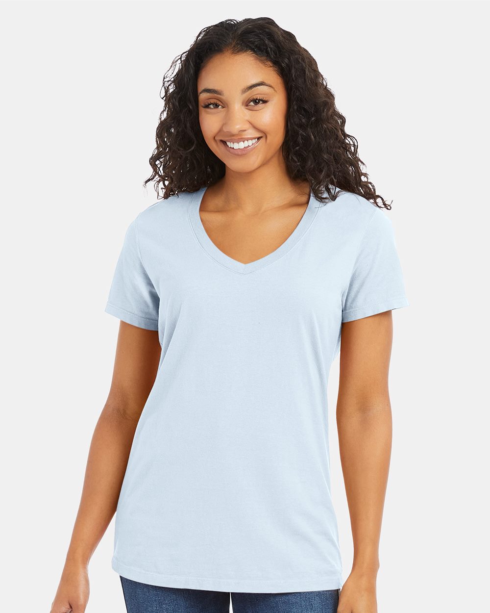 ComfortWash by Hanes Garment-Dyed Women's V-Neck T-Shirt - GDH125