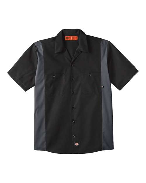 Men's Tall Industrial Colorblocked Short Sleeve Shirt