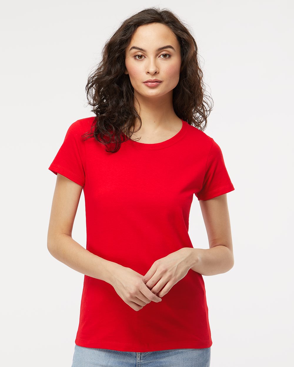 M&O Women's Gold Soft Touch T-Shirt - 4810