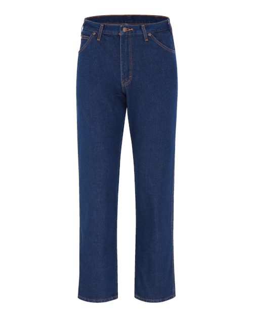 Men's Extended Sizes Straight 5-Pocket Jeans