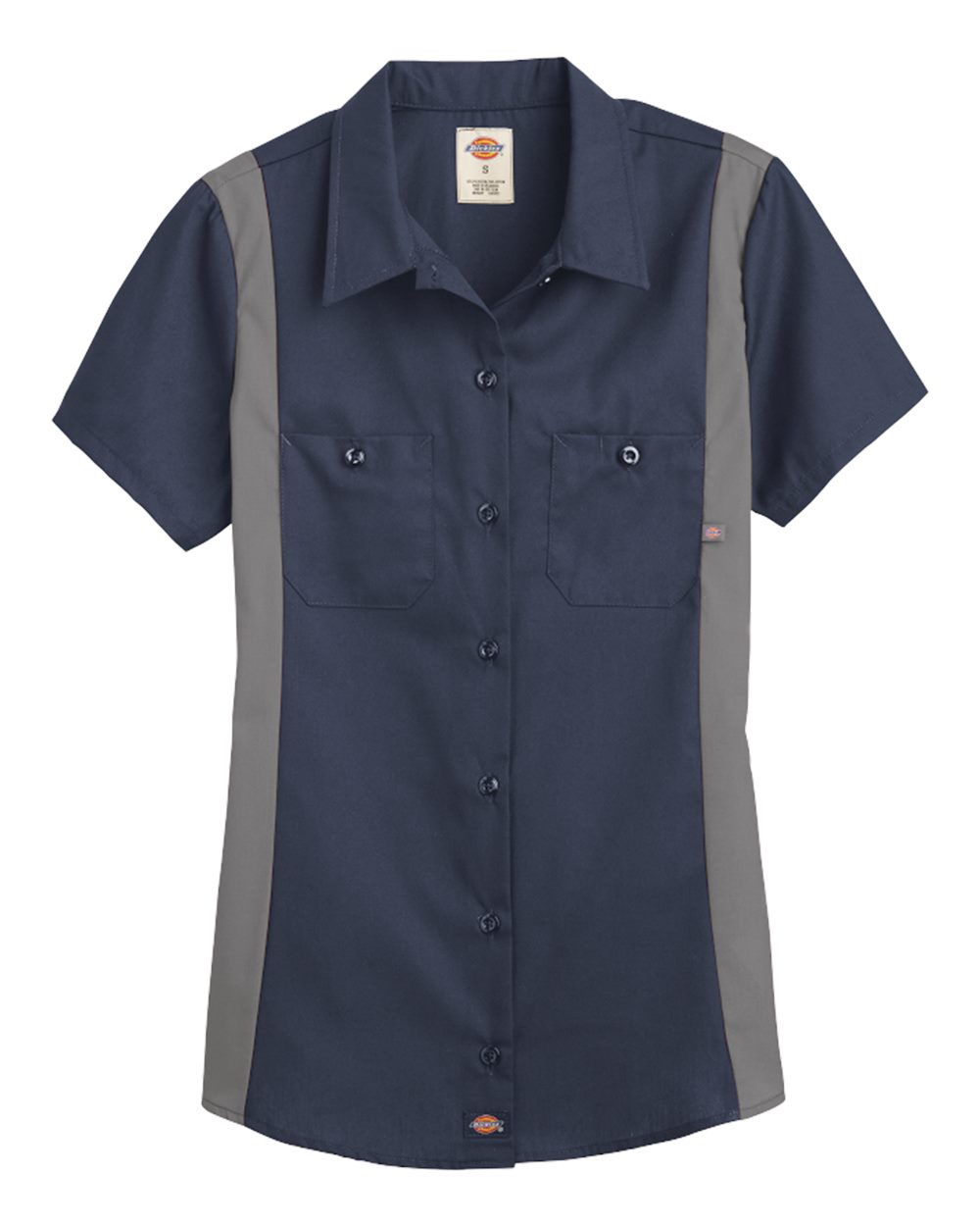 Dickies Women's Short Sleeve Industrial Colorblocked Shirt - L24S