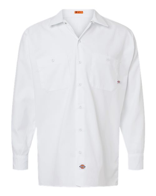 Men's Tall Industrial Long Sleeve Work Shirt