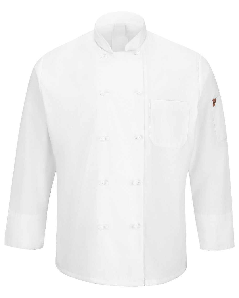 Chef Designs Mimix™ Ten Knot Button Chef Coat with OilBlok - 044X