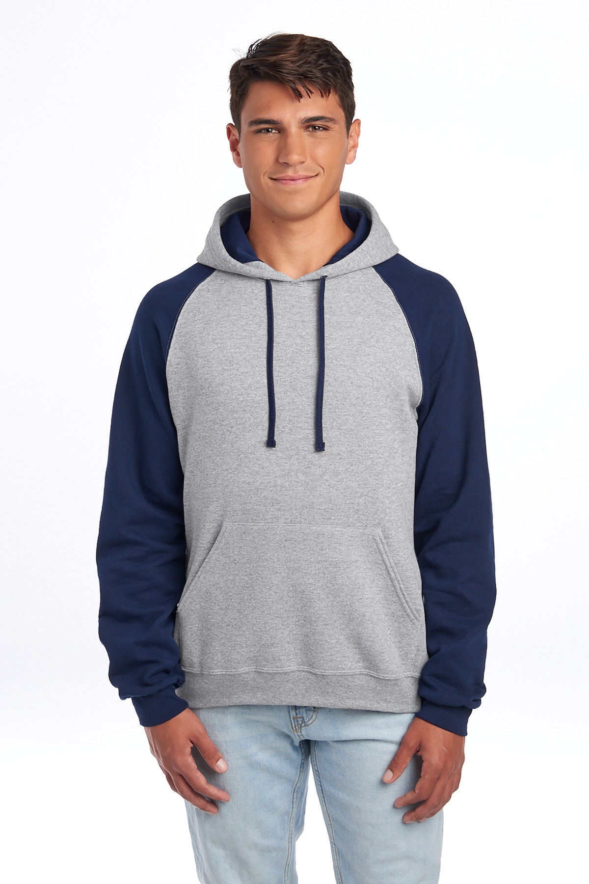 Jerzees? Unisex NuBlend? Colorblock Raglan Hoodie Sweat