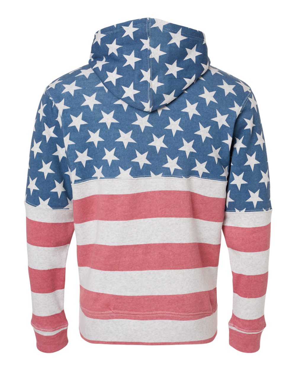 J. America Triblend Fleece Hooded Sweatshirt - 8871