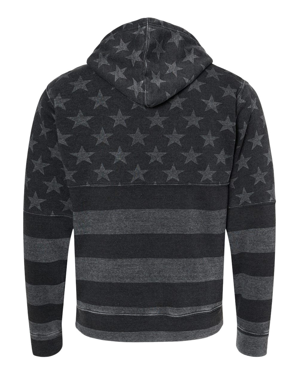 J. America Triblend Fleece Hooded Sweatshirt - 8871