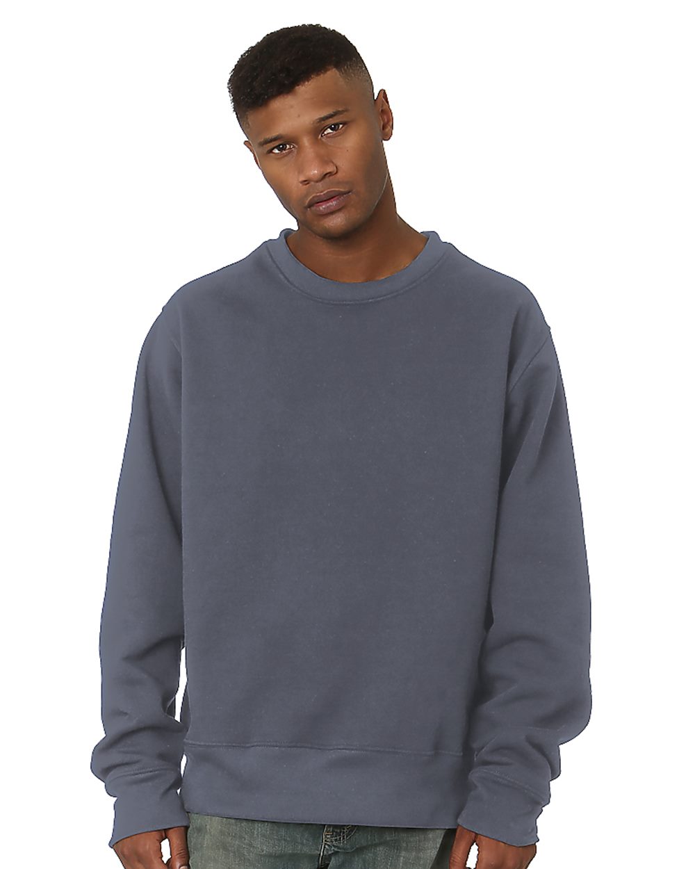 Bayside USA-Made Super Heavy Oversized Crewneck Sweatshirt - 4025