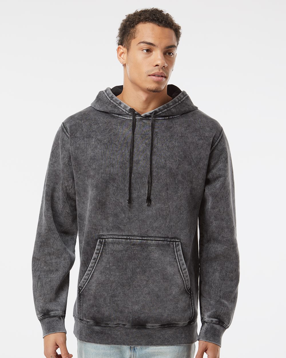 Independent Trading Co. Midweight Mineral Wash Hooded Sweatshirt - PRM4500MW