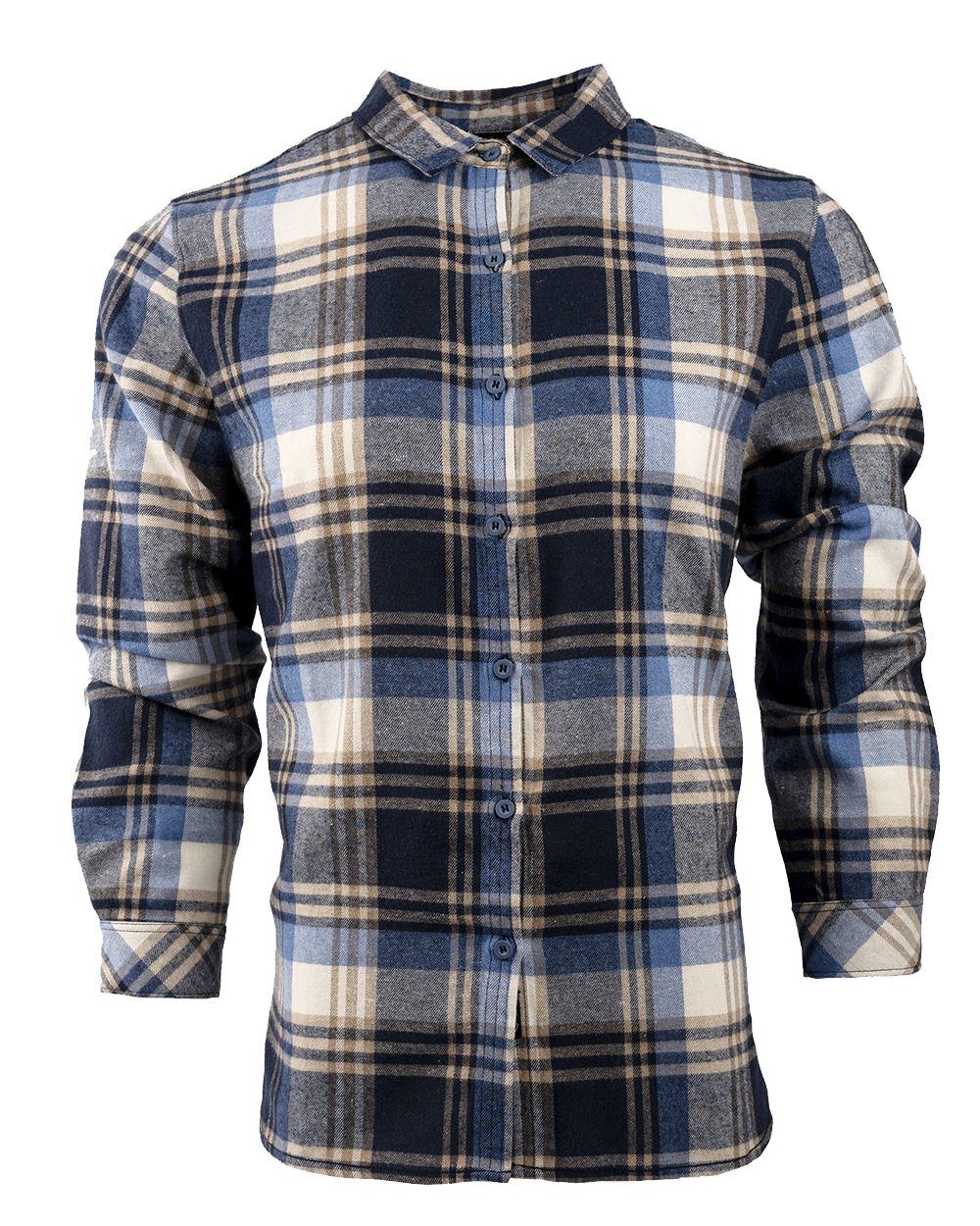Burnside Women's No Pocket Yarn-Dyed Long Sleeve Flannel Shirt - 5212