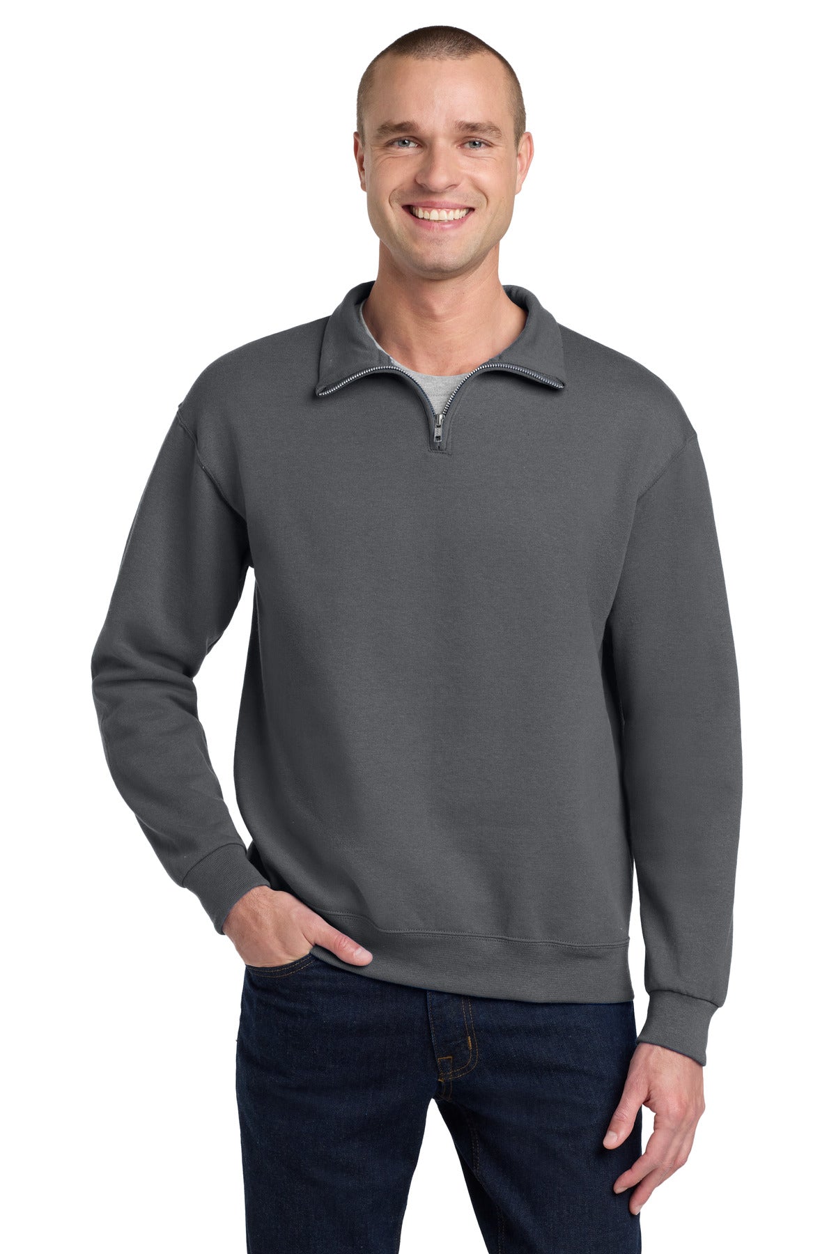 Jerzees? - NuBlend? 1/4-Zip Cadet Collar Sweatshirt. 99