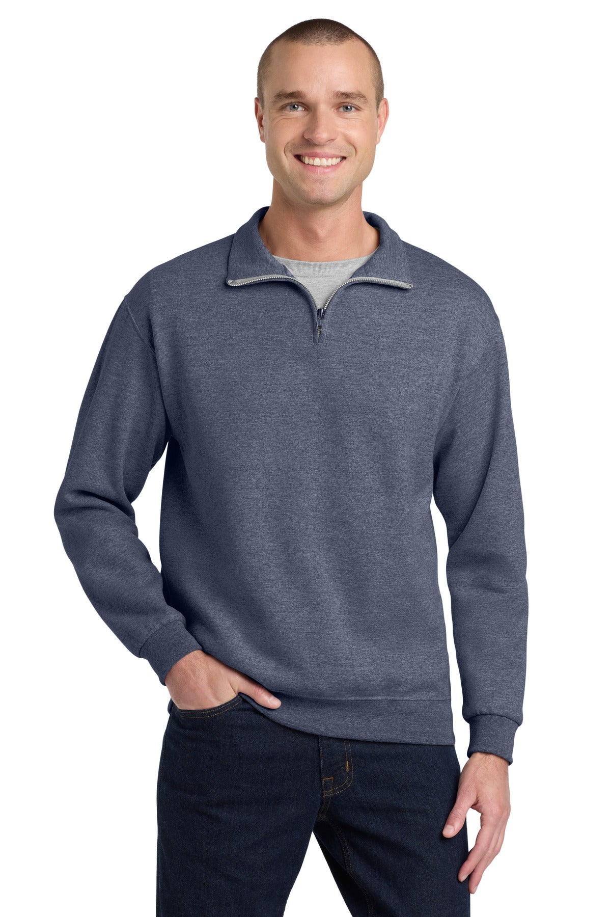 Jerzees? - NuBlend? 1/4-Zip Cadet Collar Sweatshirt. 99