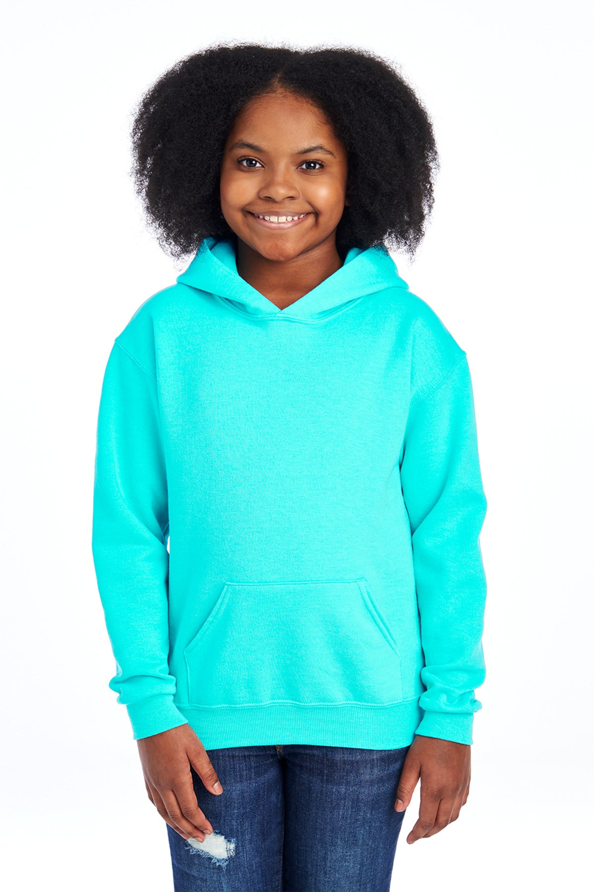 Jerzees? - Youth NuBlend? Pullover Hooded Sweatshirt.