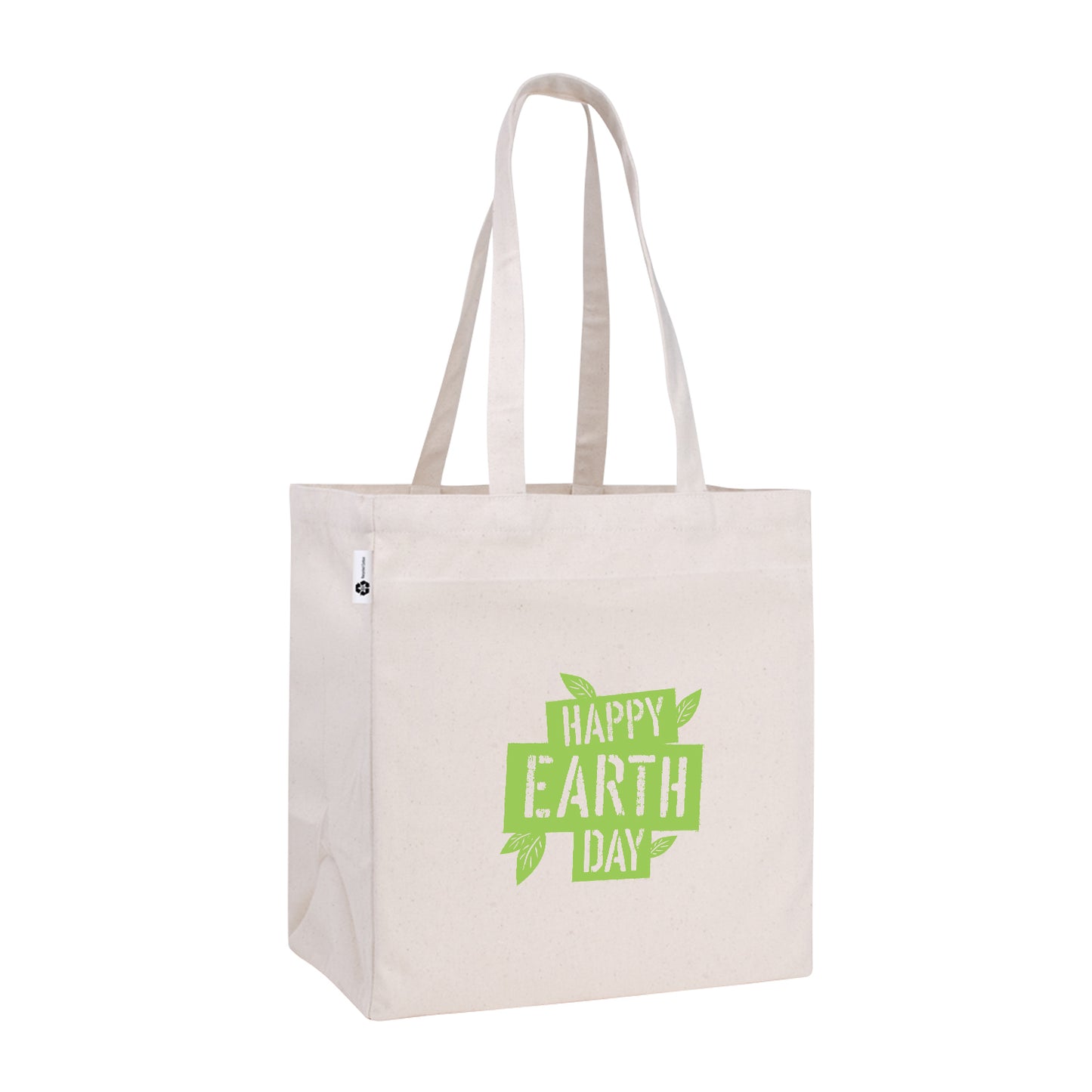 V Natural Cotton Tote-A512