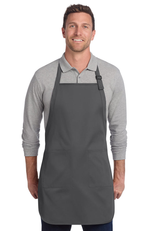 Port Authority ® Full-Length Two-Pocket Bib Apron