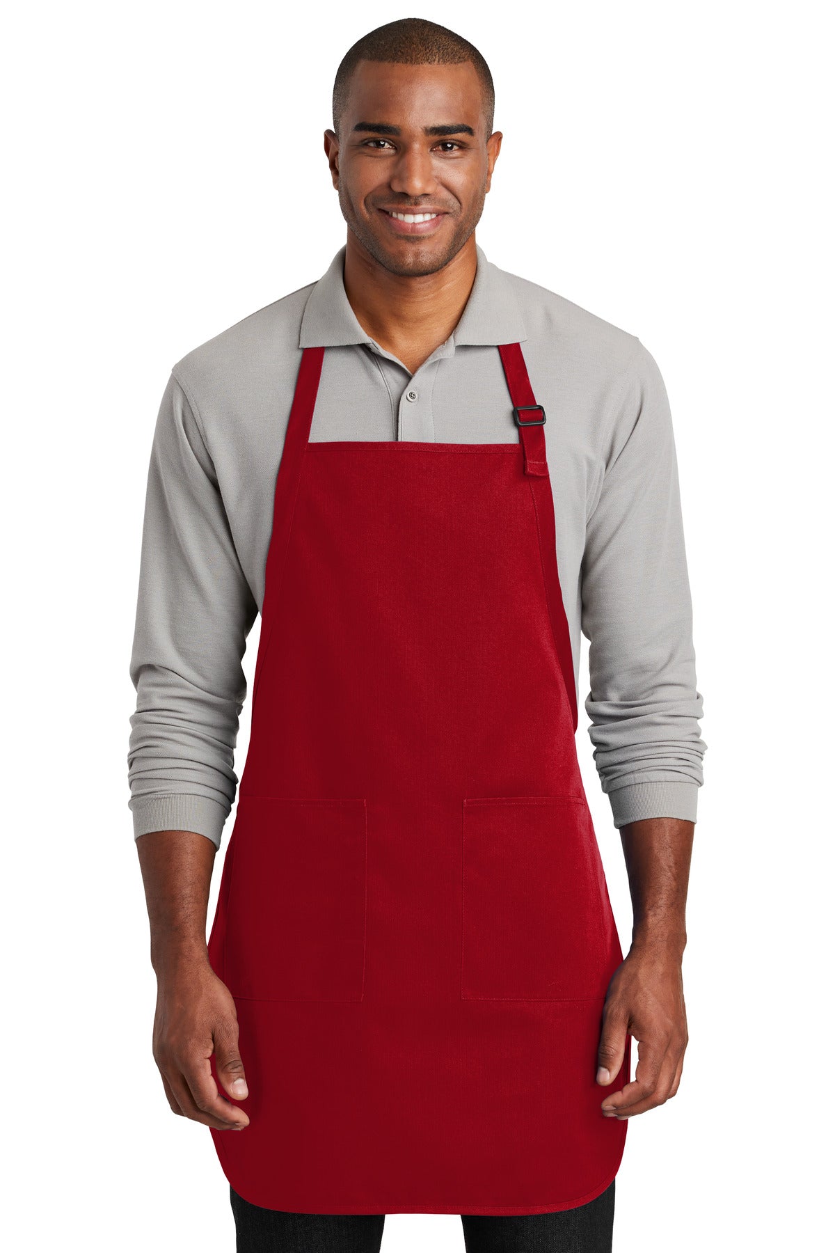 Port Authority ? Full-Length Two-Pocket Bib Apron. A600