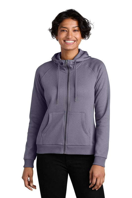 Allmade® Women's Organic CVC Fleece Full-Zip Hoodie