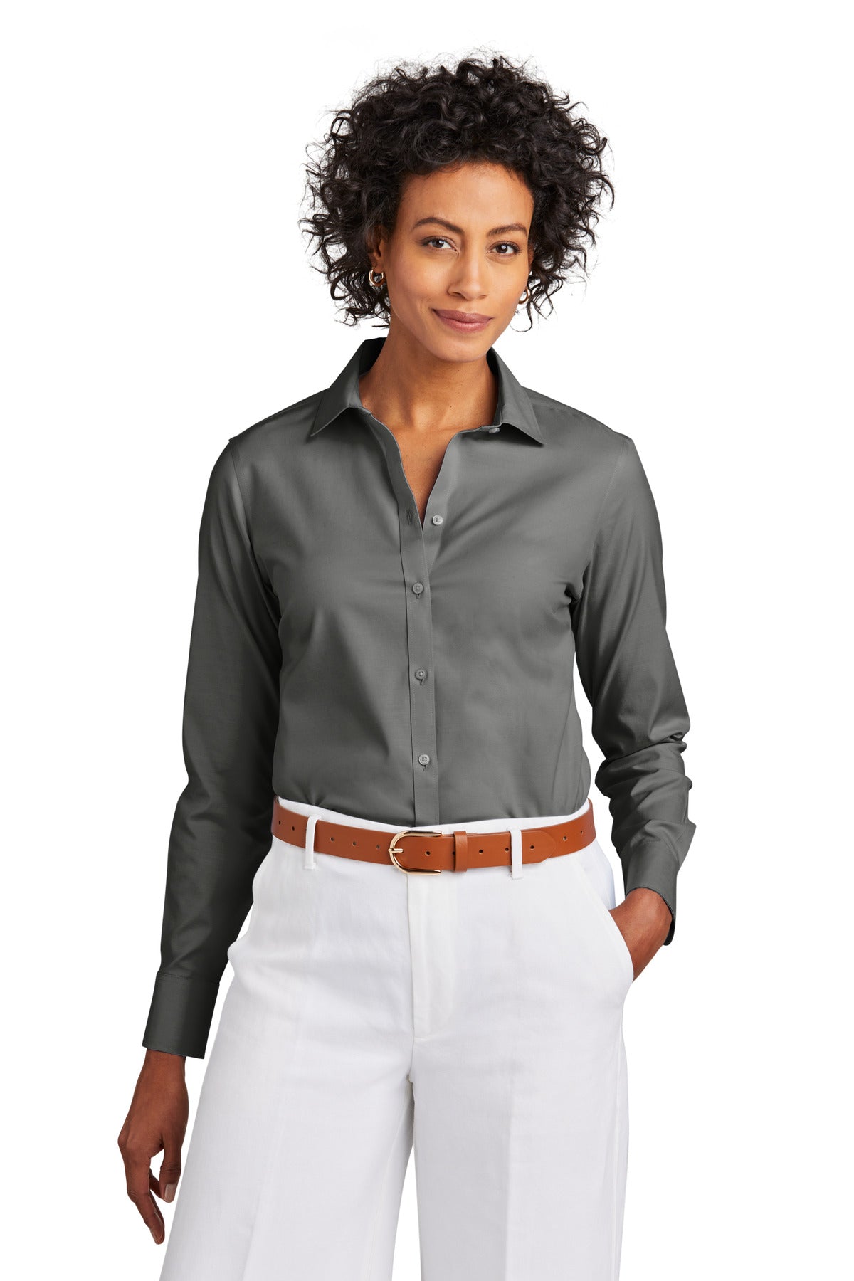 Brooks Brothers? Women's Wrinkle-Free Stretch Pinpoint