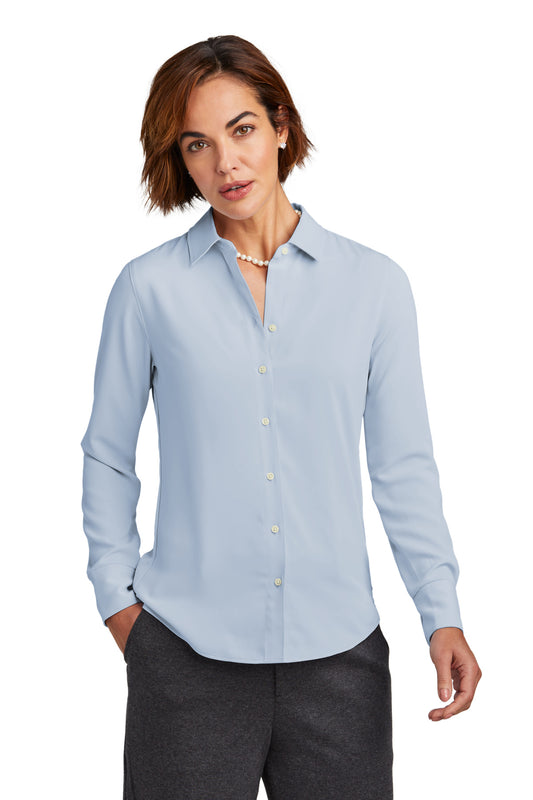 Brooks Brothers® Women's Full-Button Satin Blouse