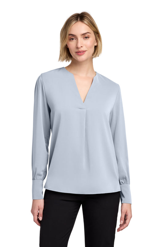 Brooks Brothers® Women's Open-Neck Satin Blouse