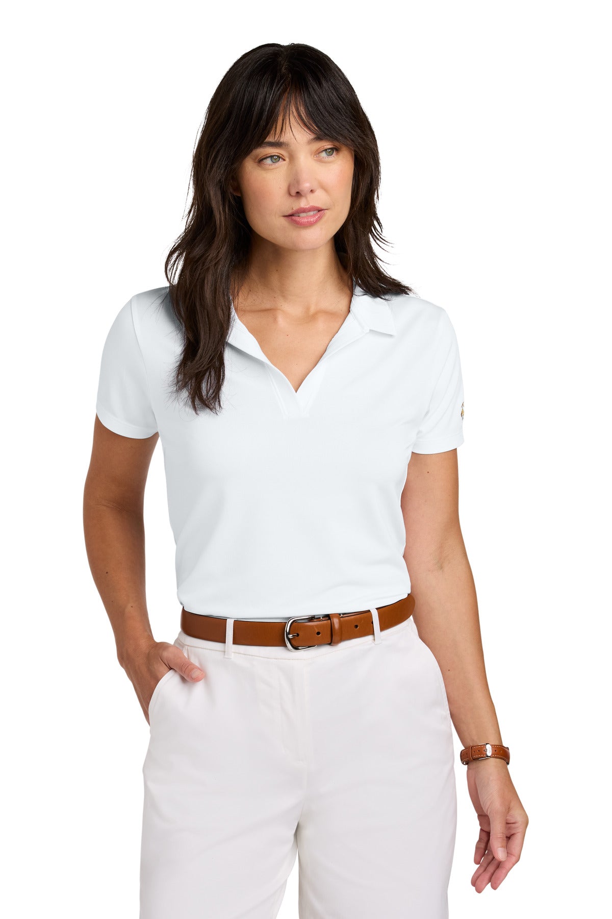 Brooks Brothers® Women's Mesh Pique Performance Polo
