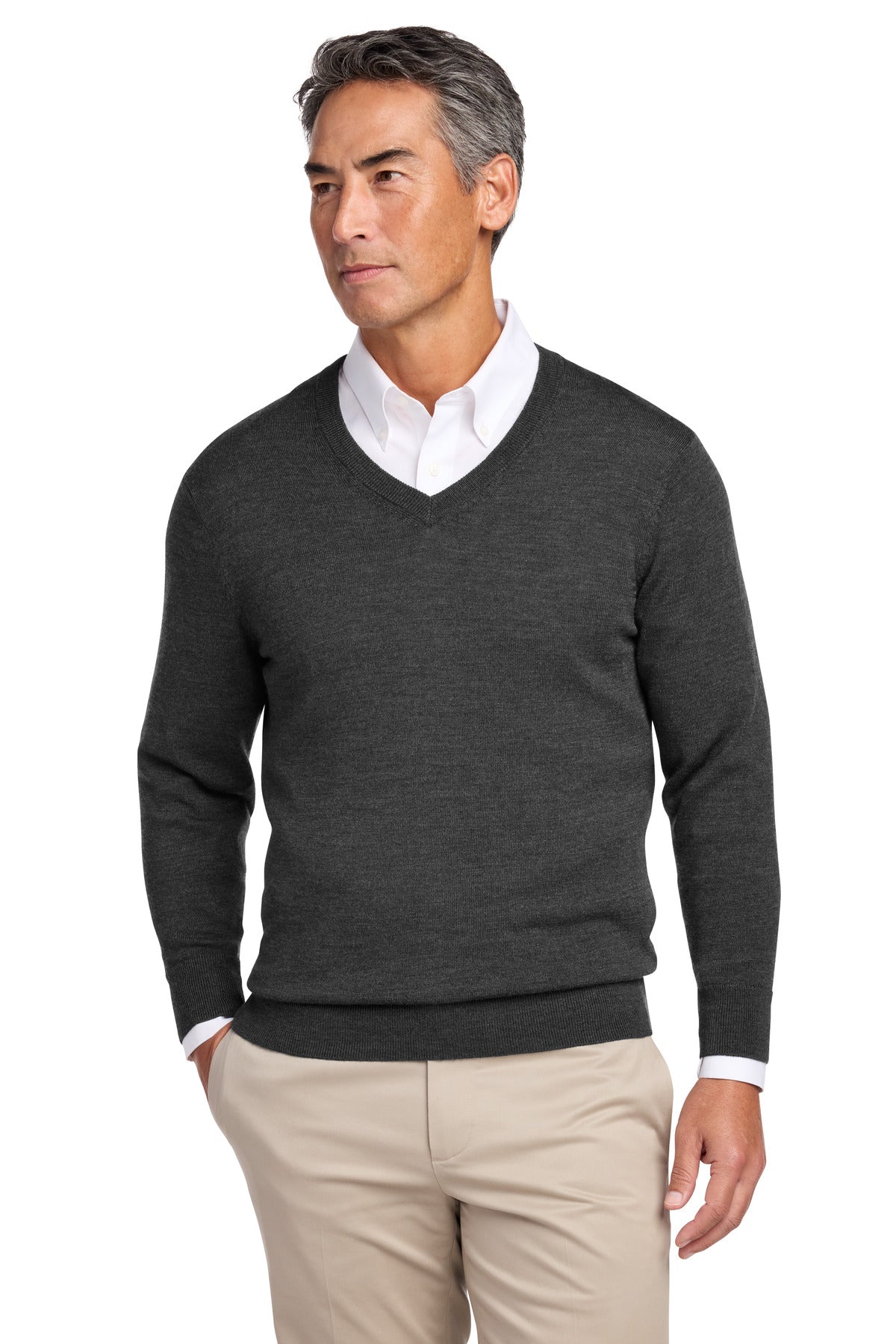 Brooks Brothers® Washable Merino V-Neck Sweater