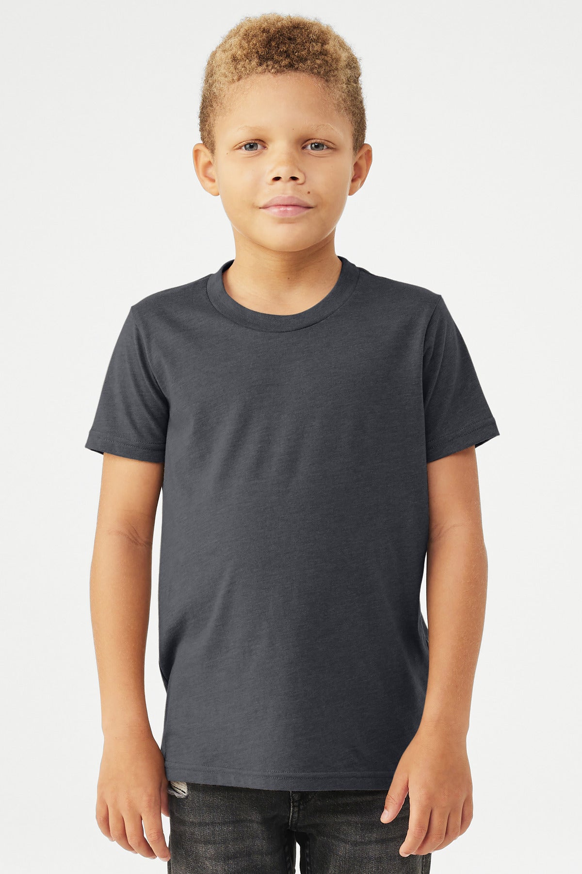 BELLA+CANVAS? Youth Heather CVC Tee BC3001YCVC