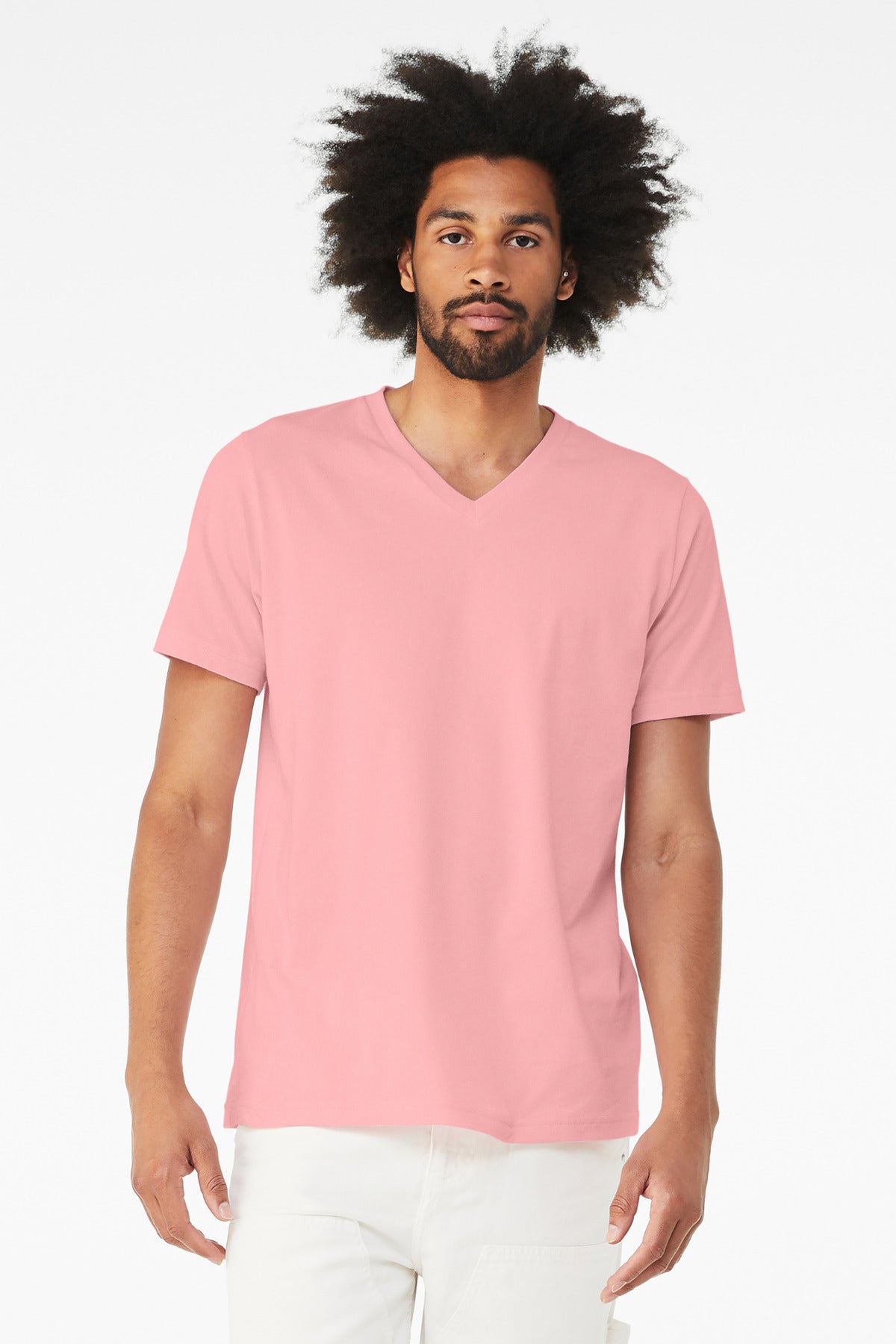 BELLA+CANVAS ? Unisex Jersey Short Sleeve V-Neck Tee. B