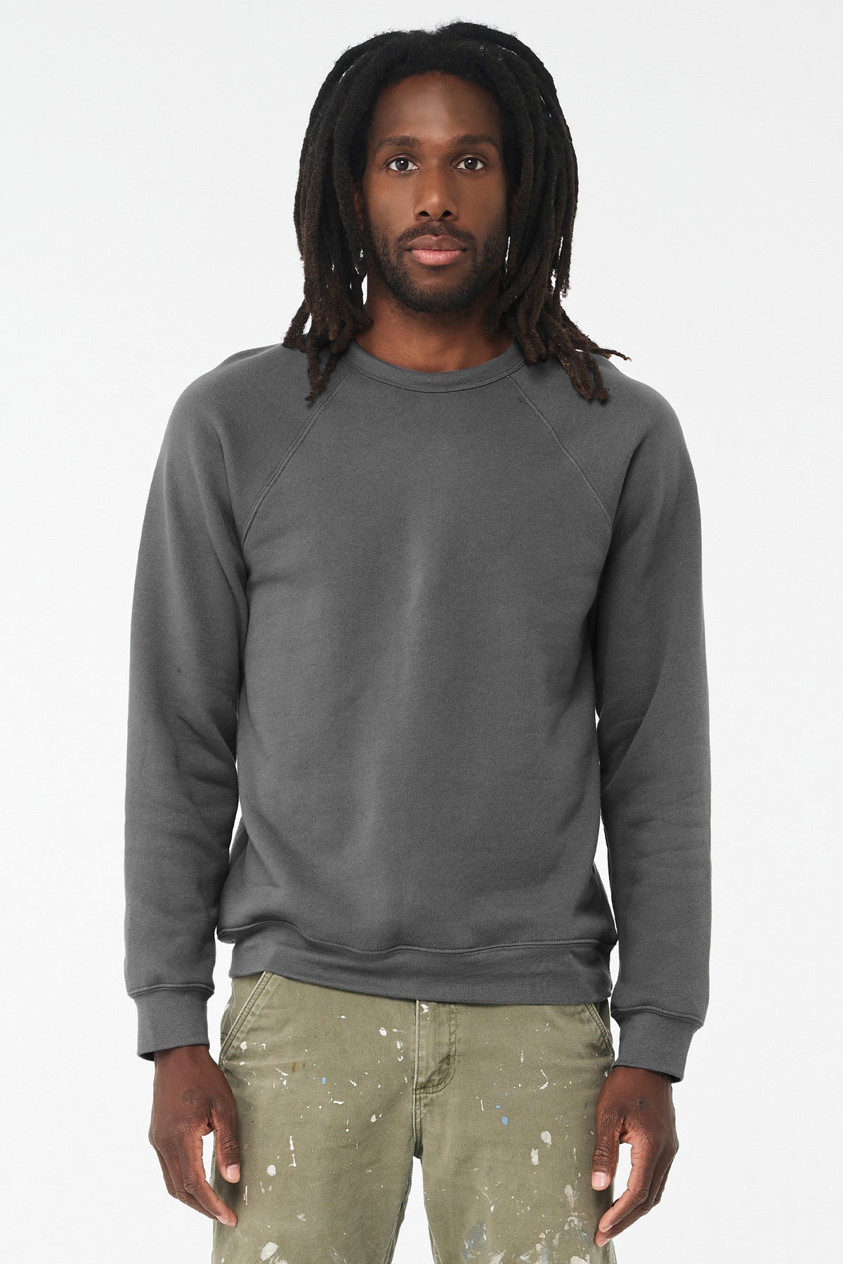 BELLA+CANVAS ? Unisex Sponge Fleece Raglan Sweatshirt.