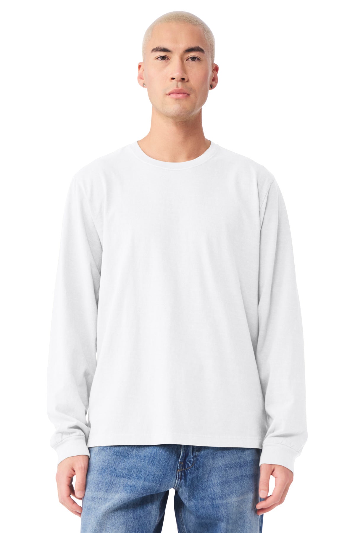 BELLA+CANVAS® Unisex Heavyweight Garment-Dyed Long Sleeve Tee