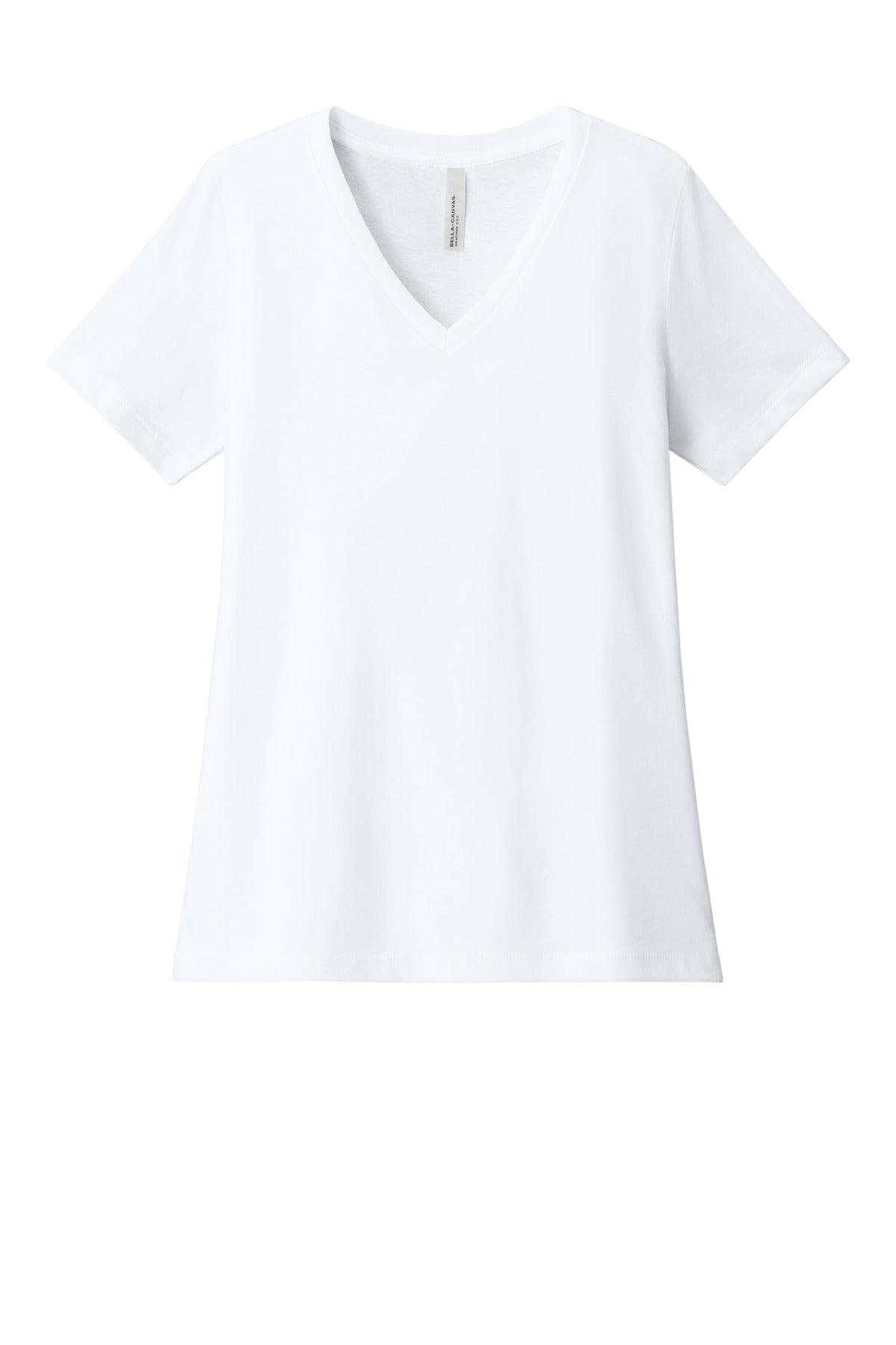 BELLA+CANVAS® Women's Relaxed Heather CVC V-Neck Tee