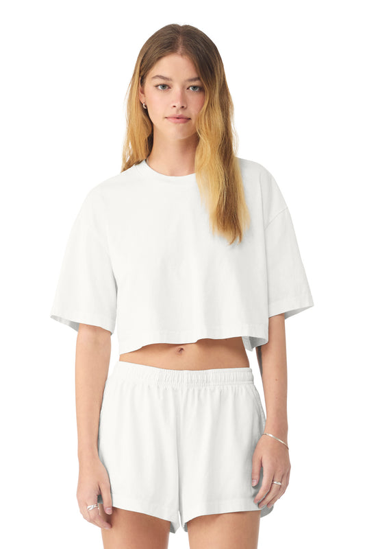 BELLA+CANVAS® Women's Heavyweight Garment-Dyed Cropped Tee