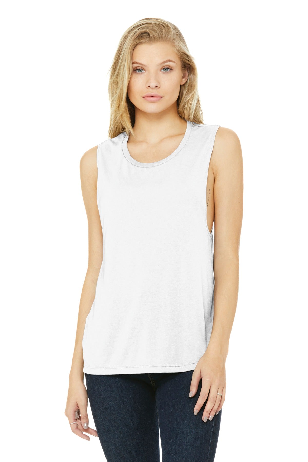 BELLA+CANVAS ® Women's Flowy Scoop Muscle Tank