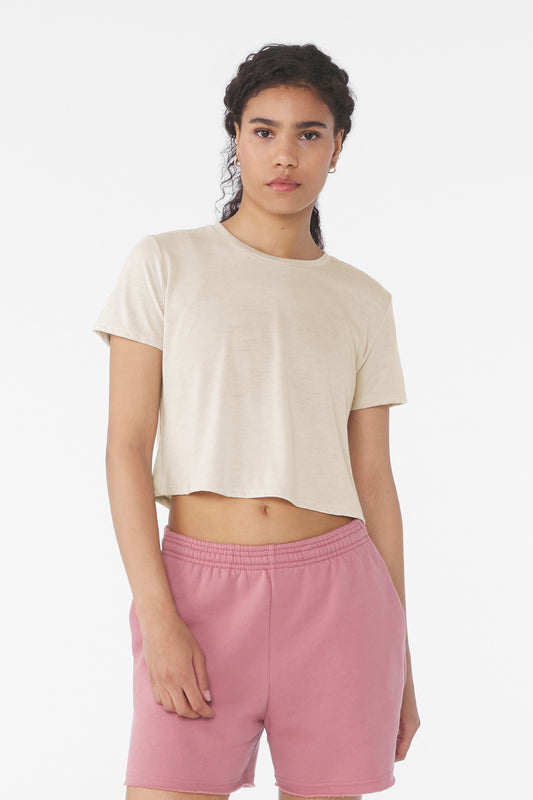 BELLA+CANVAS® Women's Flowy Cropped Tee