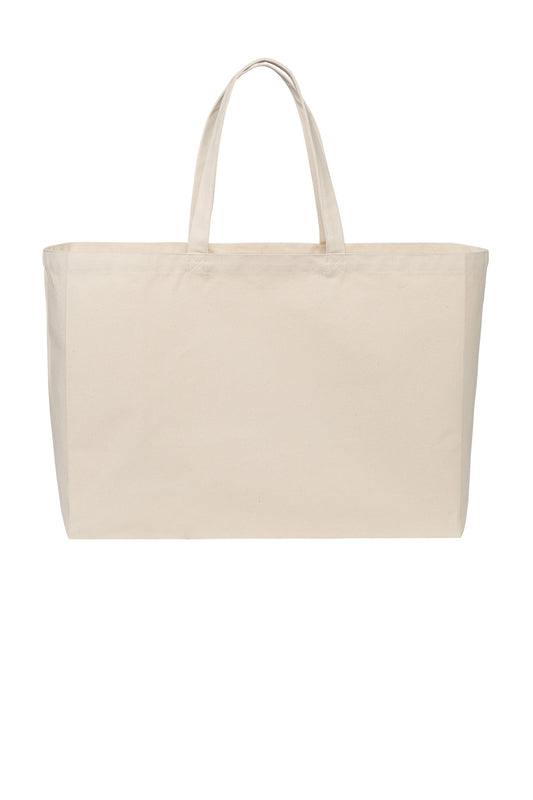 Port Authority® Cotton Canvas Jumbo Tote
