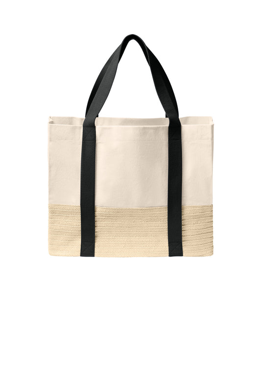Port Authority® Straw Market Tote