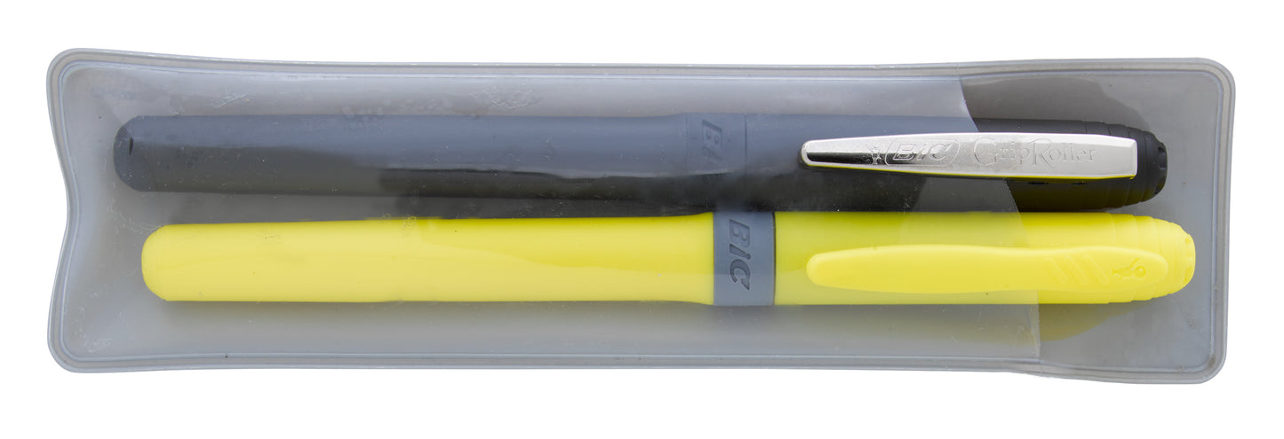 BIC Brite Liner Grip Grip Roller Pen Pack-BLGRP