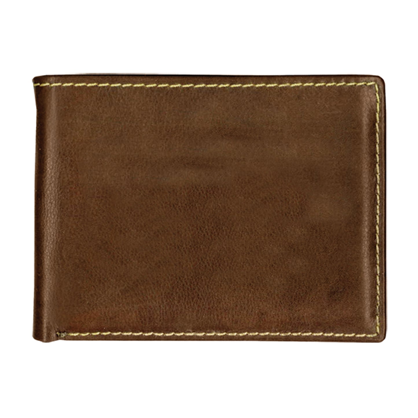 Andrew Philips Leather Contrast Stitch Billfold Wallet-C177