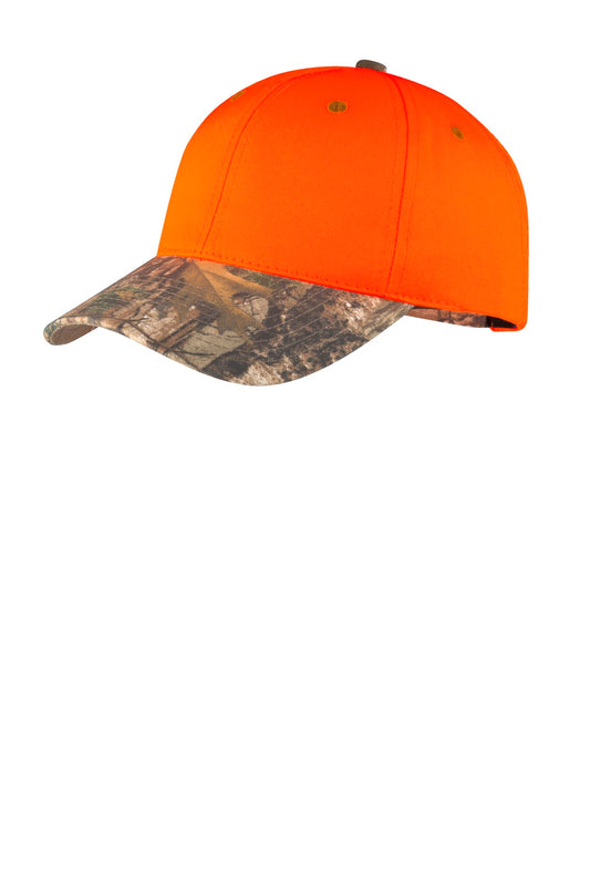 Port Authority? Enhanced Visibility Cap with Camo Brim.