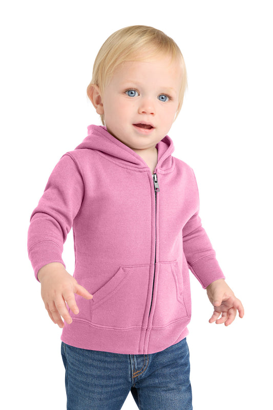 Port & Co™ Infant Core Fleece Full-Zip Hooded Sweatshirt